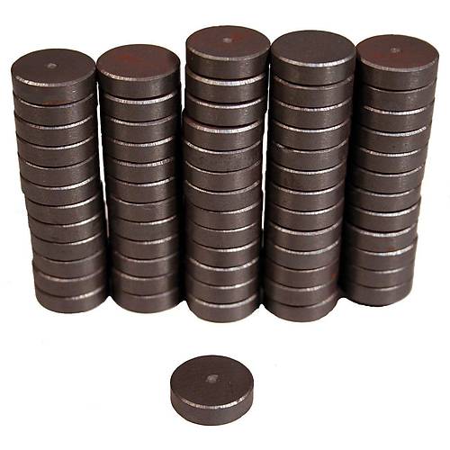 10x3 mm, Yuvarlak Mıknatıs, Seramik, Oksit, Kömür Magnet (Çap: 10 mm, Kalınlık: 3 mm)
