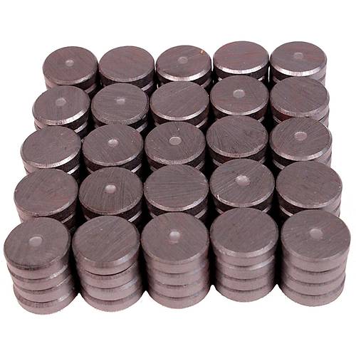 12x3 mm, Yuvarlak Mıknatıs, Seramik, Oksit, Kömür Magnet (Çap: 12 mm, Kalınlık: 3 mm)