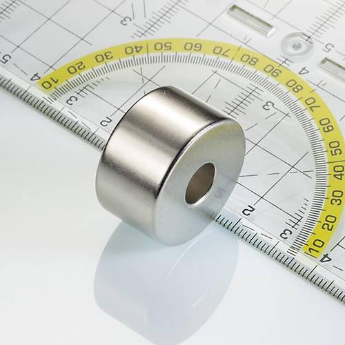 23xd6x10 mm, Yuvarlak, Düz Delikli, Neodyum Mıknatıs, Güçlü Magnet, (Çap:23mm, Kalınlık:10mm)