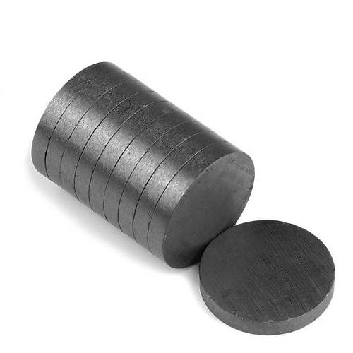 25x3 mm, Yuvarlak Mıknatıs, Seramik, Oksit, Kömür Magnet (Çap: 25 mm, Kalınlık: 3 mm)