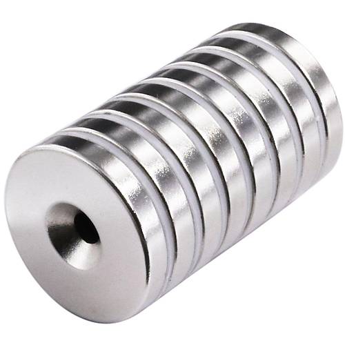 25x5 mm, Yuvarlak, Havşalı, Neodyum Mıknatıs, Güçlü Magnet, (Çap:25mm, Kalınlık:5mm)
