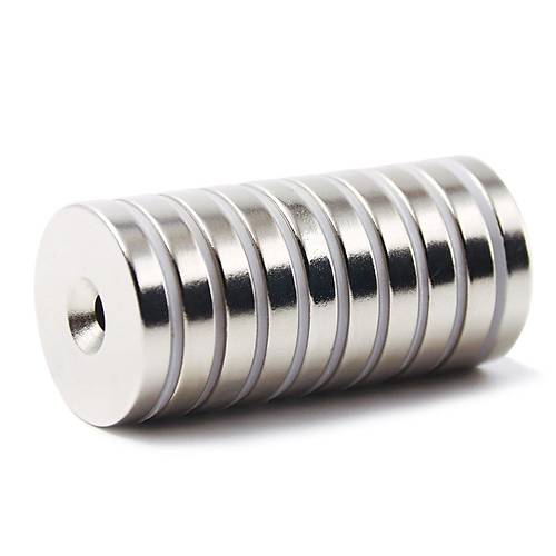 30x5 mm, Yuvarlak, Havşalı, Neodyum Mıknatıs, Güçlü Magnet, (Çap:30mm, Kalınlık:5mm)